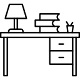 desk (small) 