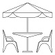 outdoor table (large) 