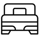bed (single bed ensemble base + mattress) 