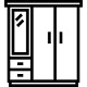 wardrobe (triple door) 